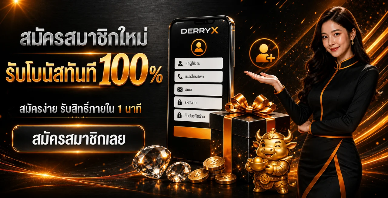 DERRYX เว็บพนันออนไลน์ สล็อต คาสิโน เว็บตรง